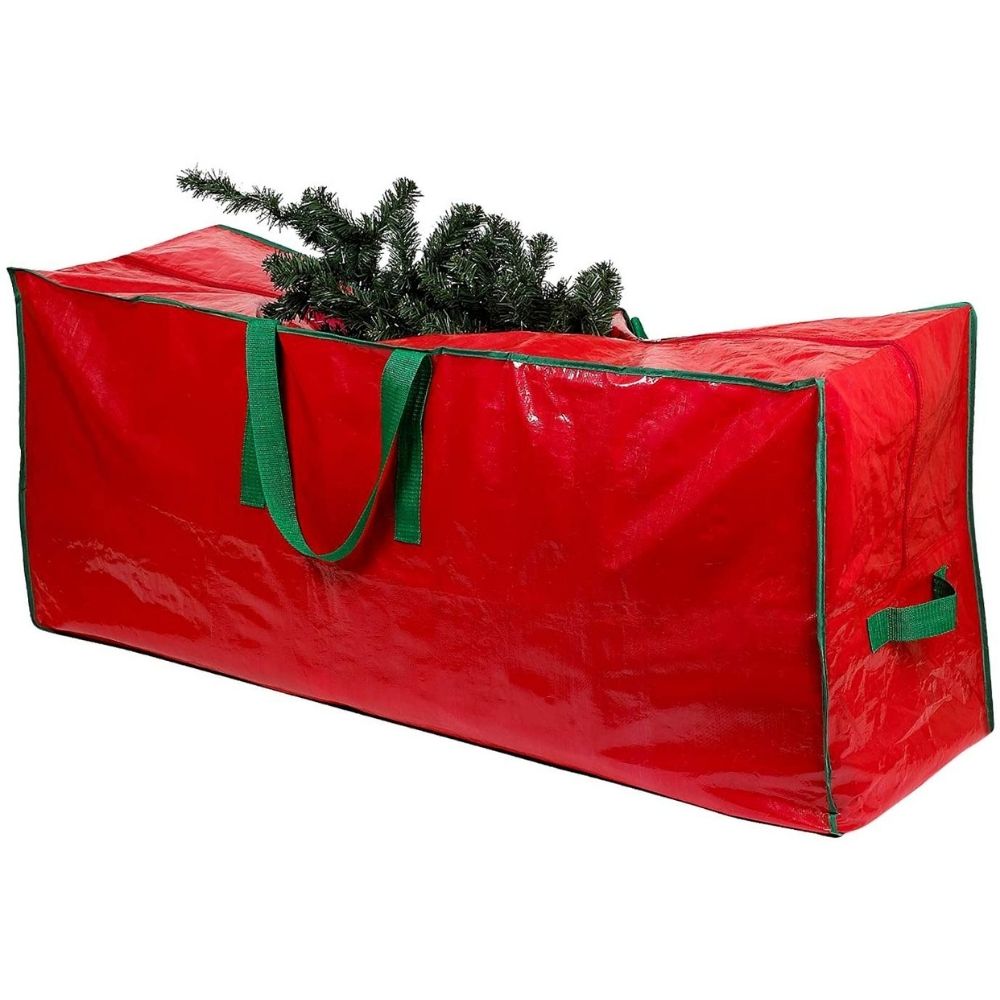 OSTO 15 in. Green Polyester 600 Denier Christmas Light Storage Bag