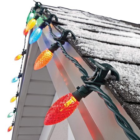  The Best Outdoor Christmas Lights Option: Noma C9 LED Quick Clip Christmas Lights