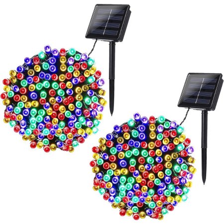  The Best Outdoor Christmas Lights Option: Joomer Solar Christmas String Lights