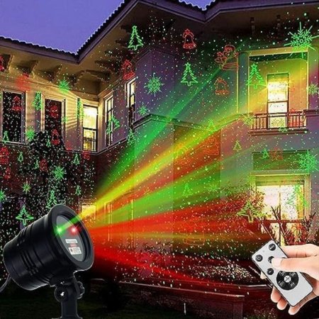  The Best Outdoor Christmas Lights Option: Y Yuegang Christmas Laser Lights