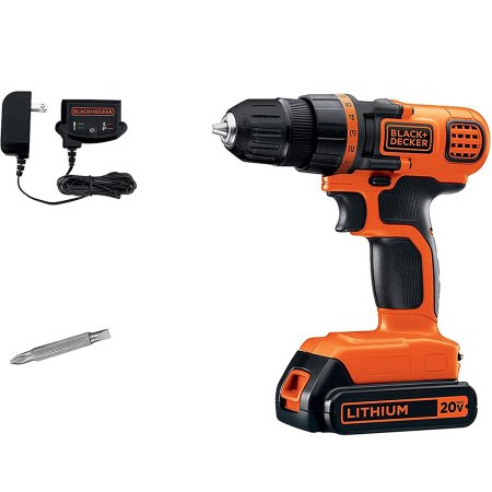  Cheap Tools Option: BLACK+DECKER 20V MAX Cordless Drill