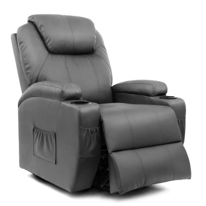 The Best Recliner for Seniors Option: Latitude Run Faux Leather Power Lift Massage Recliner