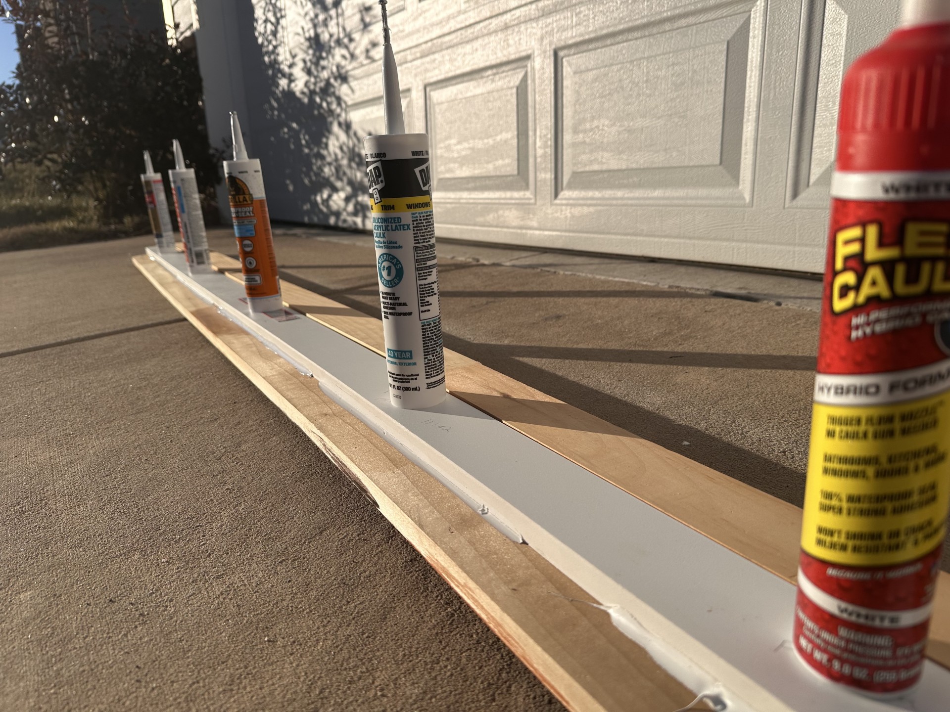 Caulk Options for BaseBoards close-up