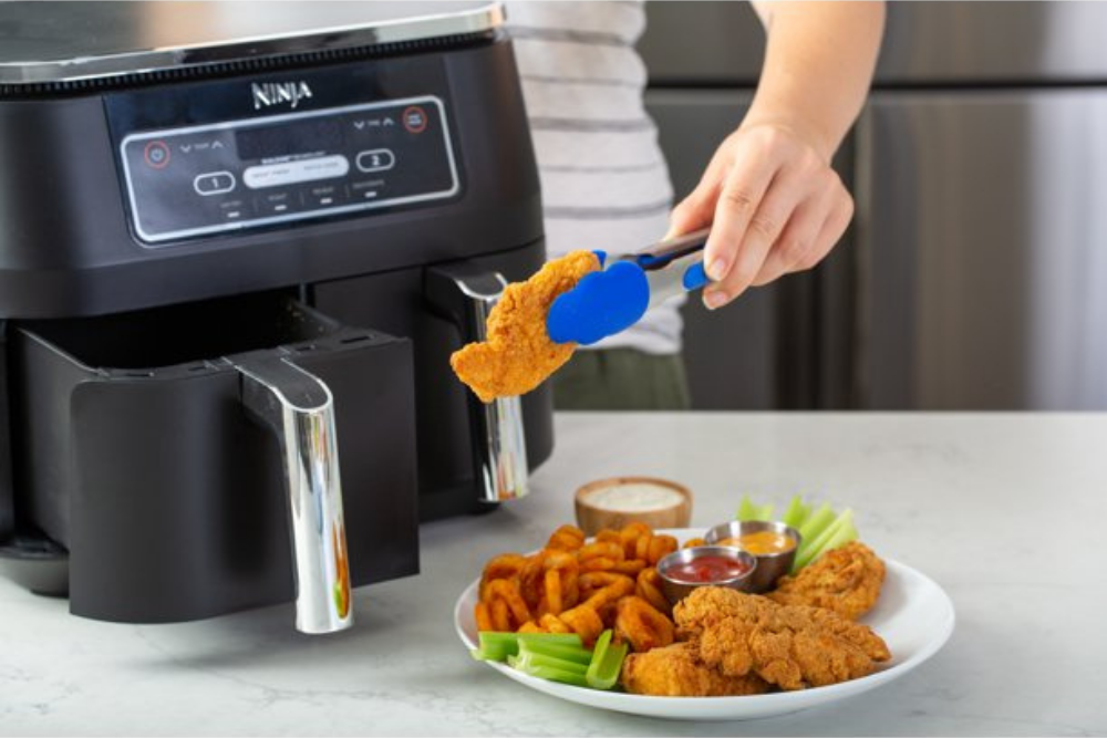 Deals Post 10:18 Option: Ninja Foodi 4-in-1 2-Basket Air Fryer