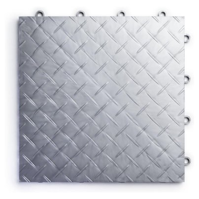 The Best Garage Floor Tiles Option: RaceDeck Diamond Plate Garage Flooring Tile