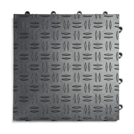  The Best Garage Floor Tiles Option: GarageTrac Diamond, Durable Interlocking Modular Tile