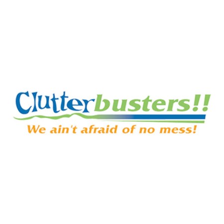  The Clutterbusters logo.