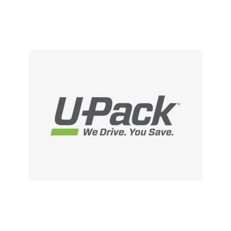  The word 'U-Pack' and the company's motto appear in dark grey against a white background.