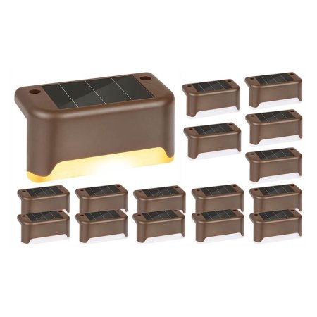  16 Phereu Solar Deck Step Lights on a white background