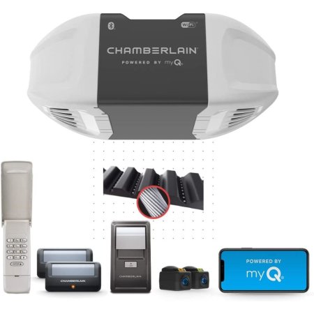  The Best Garage Door Openers Option: Chamberlain B2405 Quiet Wi-Fi Garage Door Opener