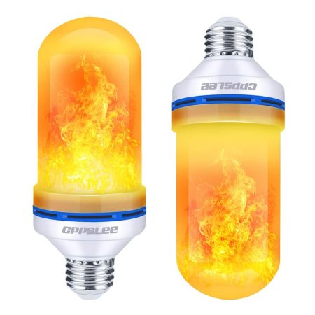  best outdoor light bulbs option: CPPSLEE Halloween Decorations Led Flame Light Bulb