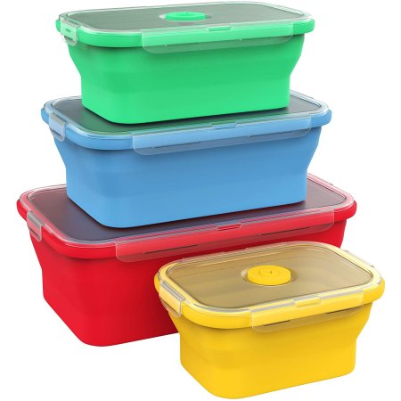  Best Freezer Containers Option: Vremi Silicone Food Storage Containers