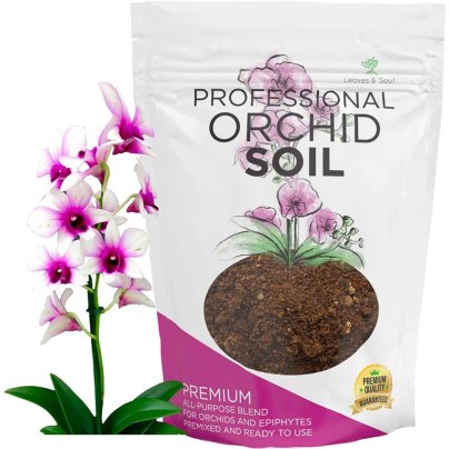 The Best Soil for Orchids Option: Leaves and Soul Orchid Soil Premium All Purpose Blend