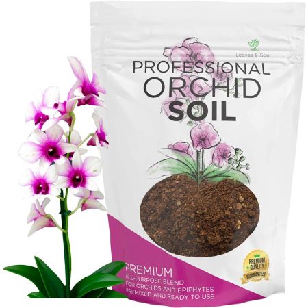  The Best Soil for Orchids Option: Leaves and Soul Orchid Soil Premium All Purpose Blend