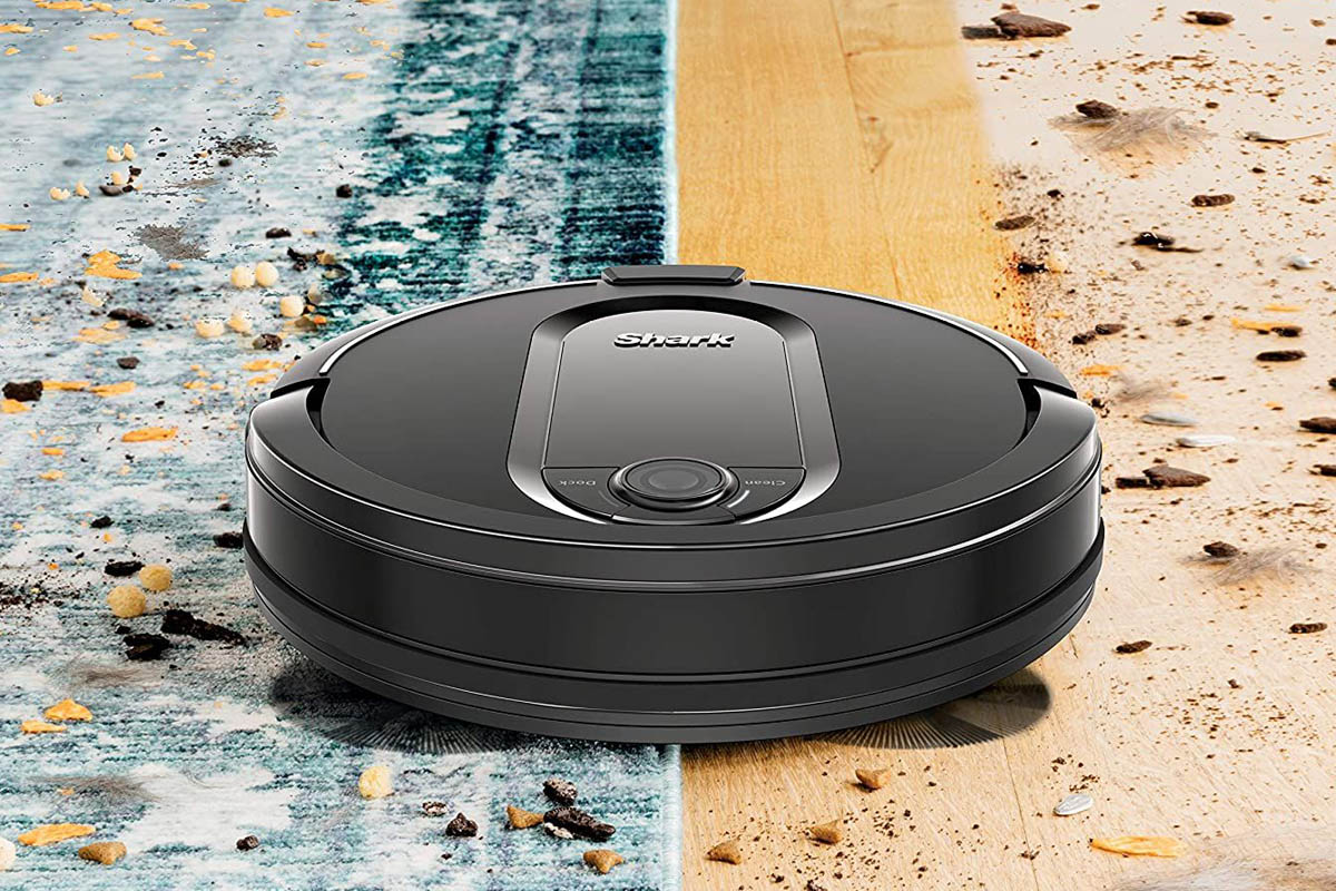 Cyber Monday Amazon Deals Option Shark AV1010AE IQ Robot Vacuum with XL Self-Empty Base