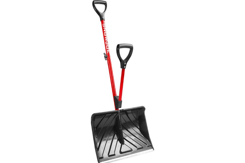 Deals Roundup Home Depot 11:1: Snow Joe Shovelution 18 in. Strain-Reducing Snow Shovel