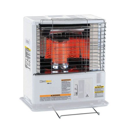  White Kerosene Radiant Heater on white background