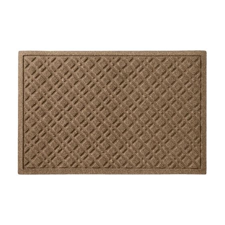  Brown L.L.Bean Heavyweight Recycled Waterhog Doormat on white background