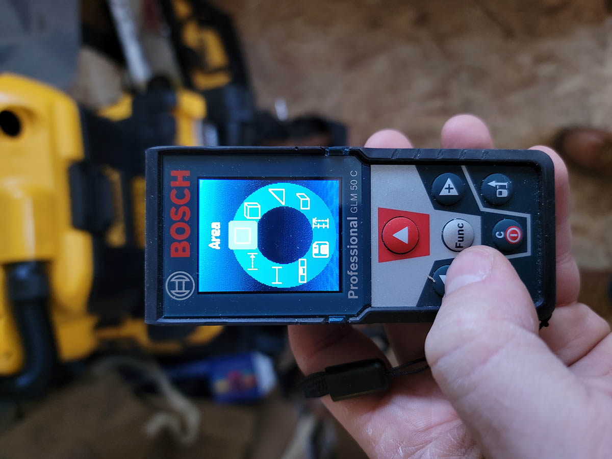 The Bosch Blaze GLM 50 C Laser Distance Measure