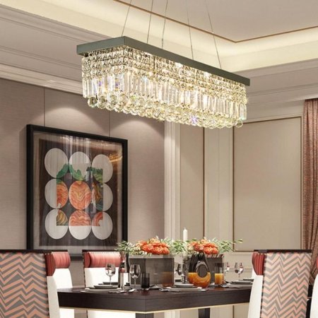  The Best Chandeliers Option: Sofary Rectangular Crystal Chandelier