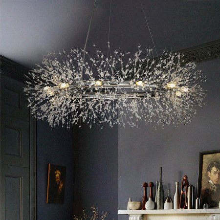  The Best Chandeliers Option: Interior Decor 12-Light Firework Chandelier