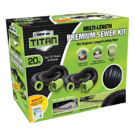  Best RV sewer hoses Option: Titan 20-Foot Premium RV Sewer Hose Kit