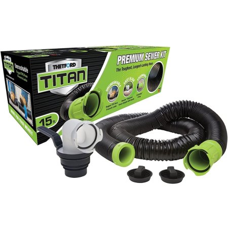  The Best RV Sewer Hoses Option: Titan 17853 15-Foot Premium RV Sewer Hose Kit