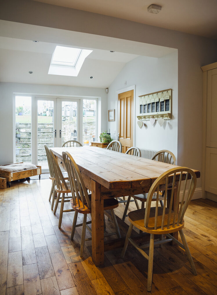 modern farmhouse style dining room