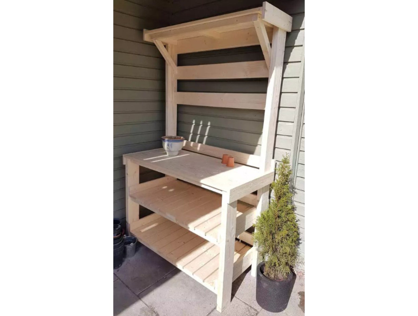 potting bench plans