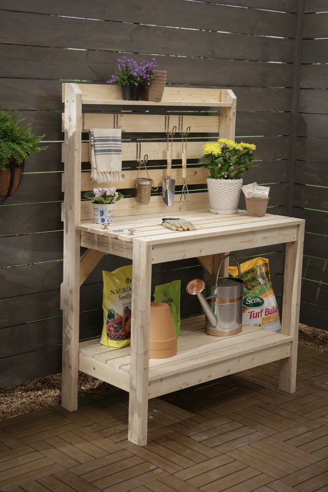 potting bench plans