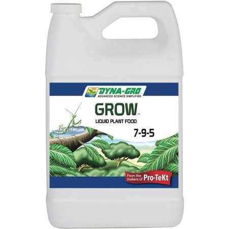  Bottle of Dyna-Gro Grow 7-9-5 Liquid Plant Food on a white background