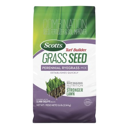  Bag of Scotts Turf Builder Perennial Ryegrass Mix on a white background