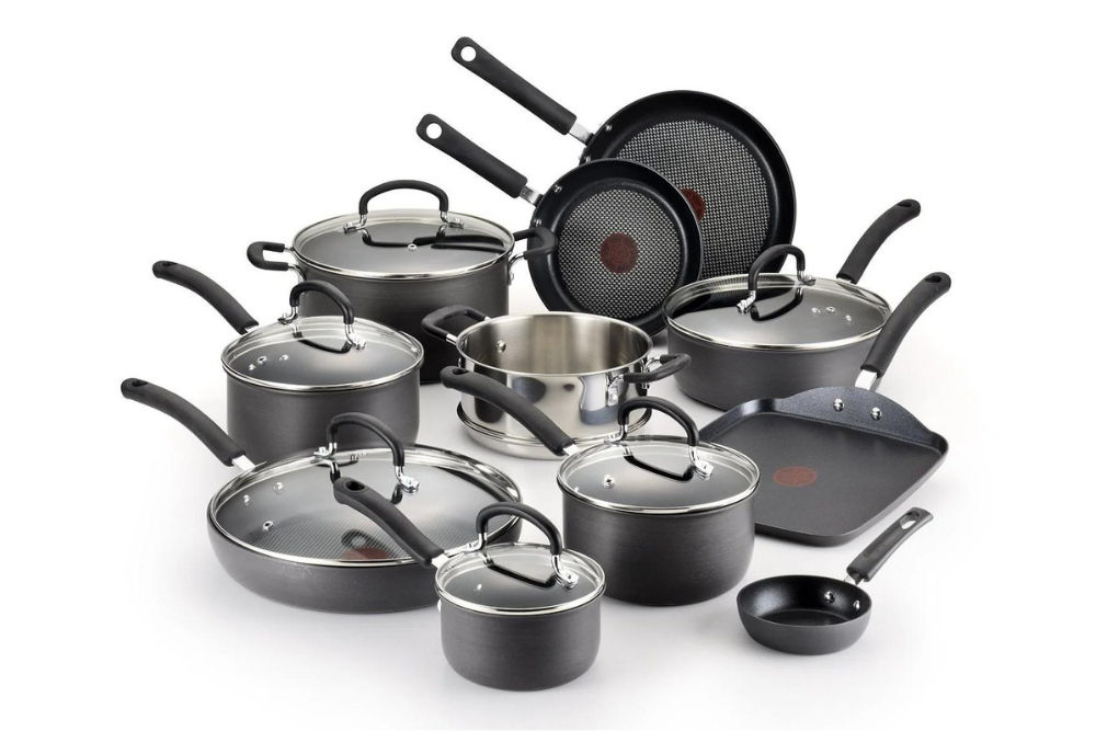 Deals Roundup 12:22 Option: T-fal Ultimate Hard Anodized Aluminum Nonstick Cookware Set, 17 Piece