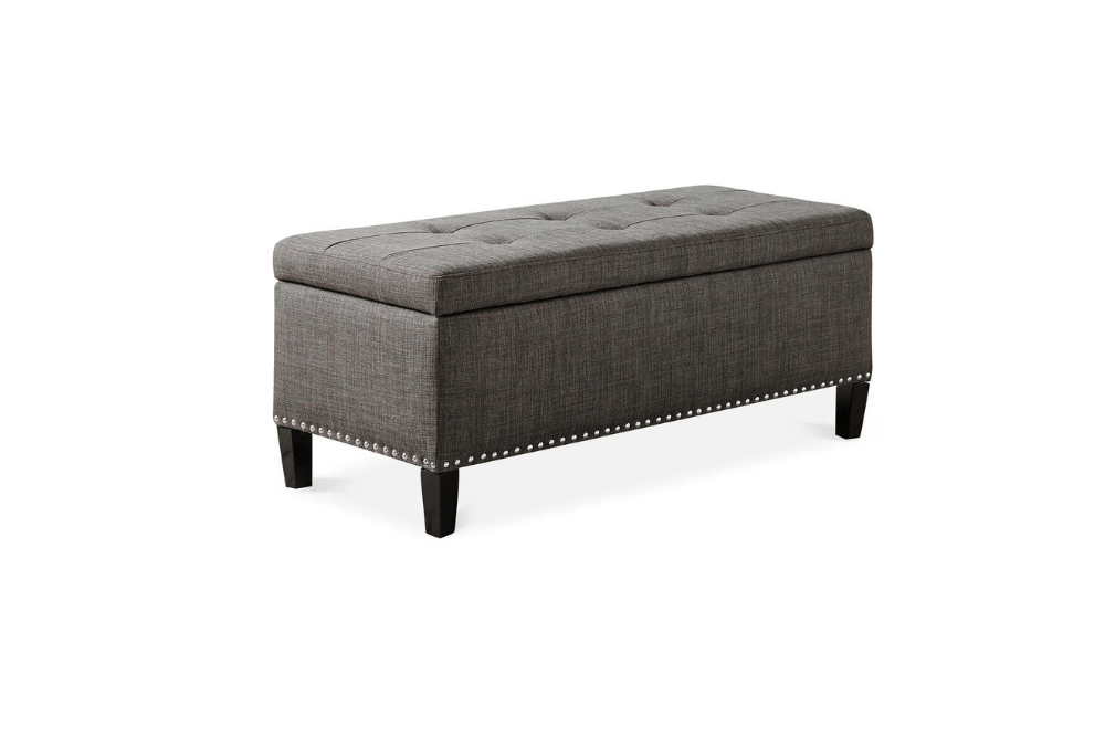 New Year Sale Option: Catarina Fabric Storage Bench