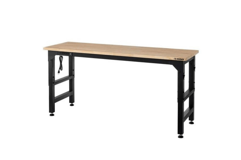 New Year Sale Option: Husky Heavy Duty 72 in. Adjustable Height Workbench