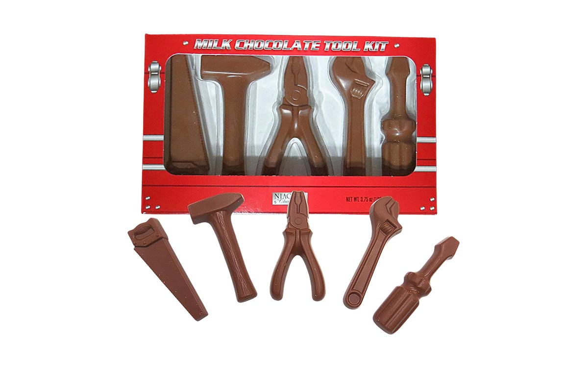 The Best Gifts for Mechanics Option Sweetworks Confections 5-Piece Milk Chocolate Tool Set