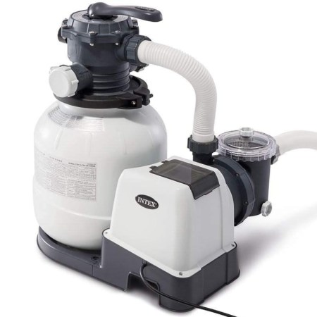 Intex Krystal Clear Sand Filter Pump on a white background