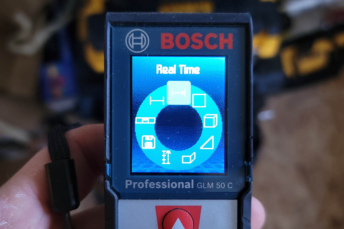 The Bosch Blaze GLM 50 C Laser Distance Measure