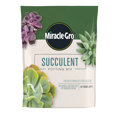 Best Soil For Aloe Vera Options: Miracle-Gro 4 Qt- Succulent Potting Mix