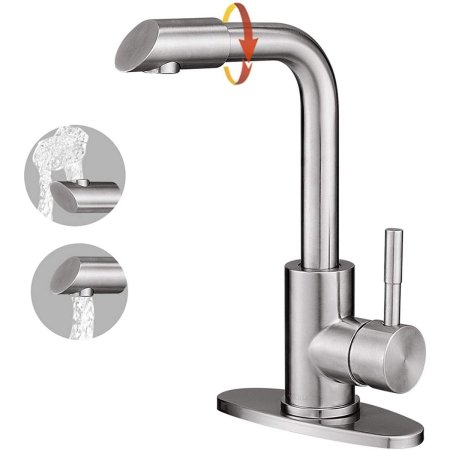  The Best Bar Sink Faucets Option: Hoimpro 360° Rotate Single Handle Wet Bar Sink