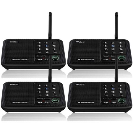  The Best Home Intercom System Option: Wuloo WL666-4 Wireless Intercom System