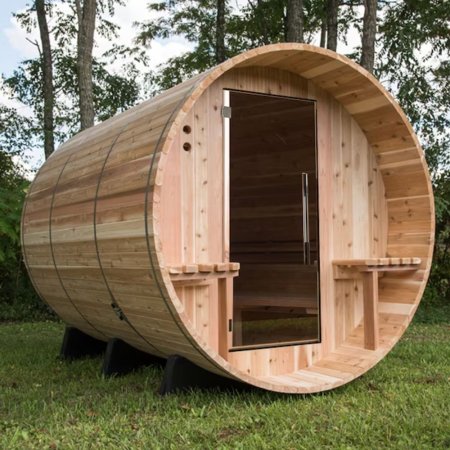  The Best Home Sauna Option: Almost Heaven Huntington 4- to 6-Person Barrel Sauna