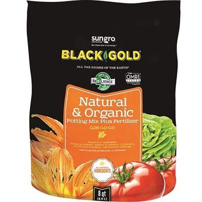 Best Soil for Herbs Options: Black Gold 1302040 8-Quart All Organic Potting Soil