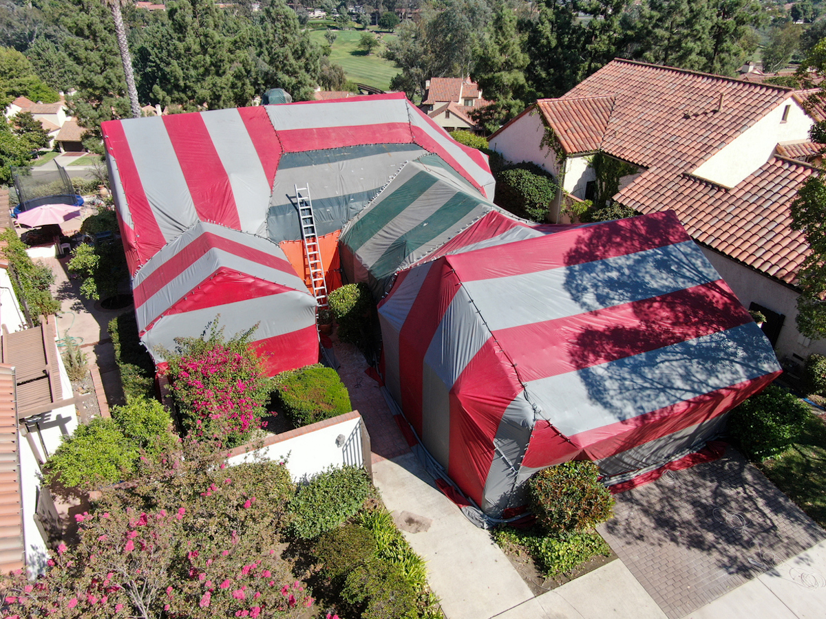 tented house