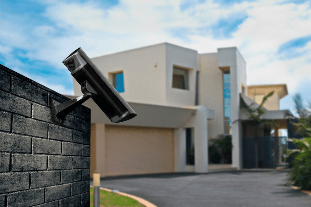 where to place security cameras