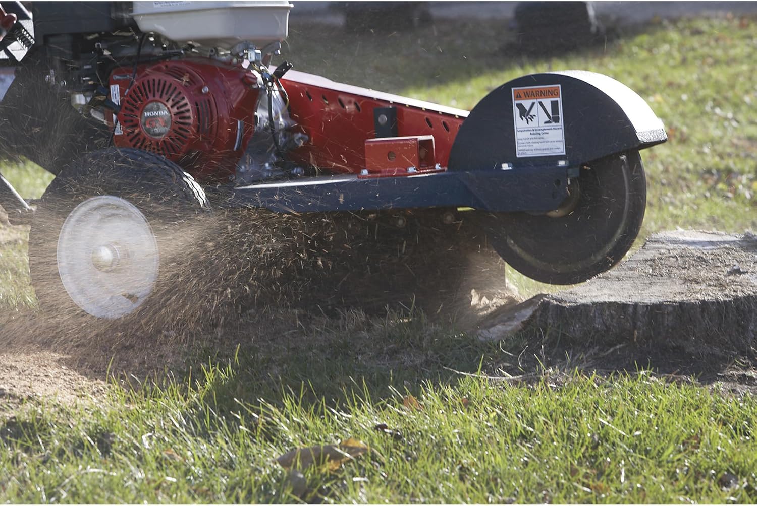 The Best Stump Grinder  in action