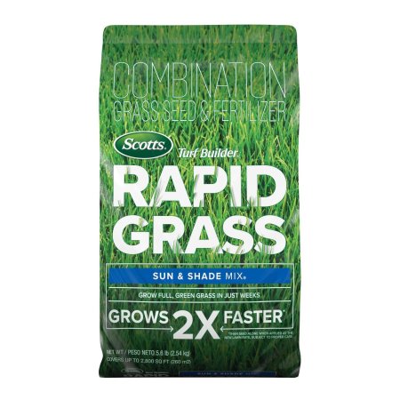  The Best Grass Seed For Shade Option: Scotts Turf Builder Rapid Grass Sun & Shade Mix