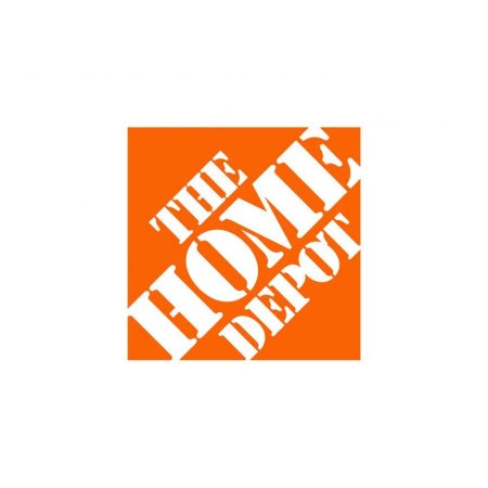  The orange and white Home Depot logo appears against a white background.