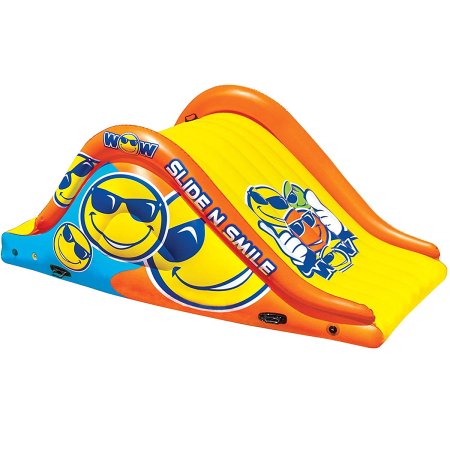  Wow World of Watersports Slide N Smile Waterslide on a white background