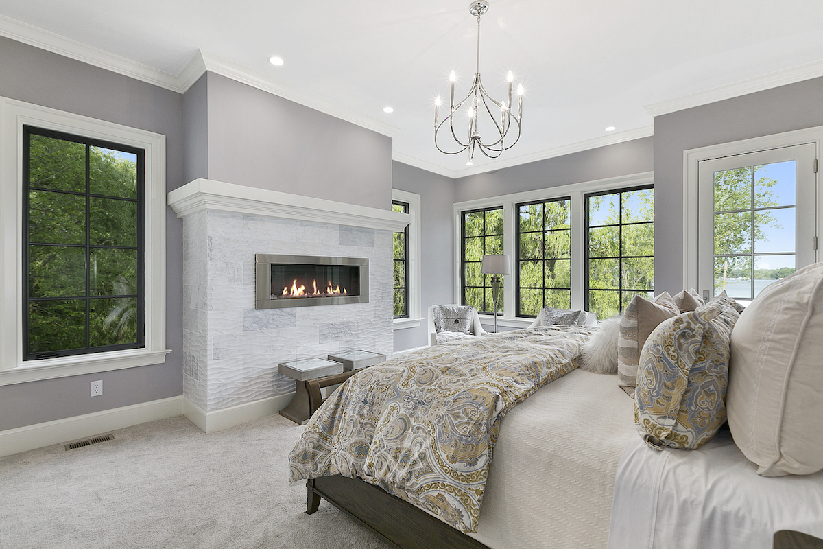 transitional style bedroom